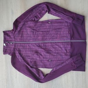 lululemon high neck zip up purple size 10